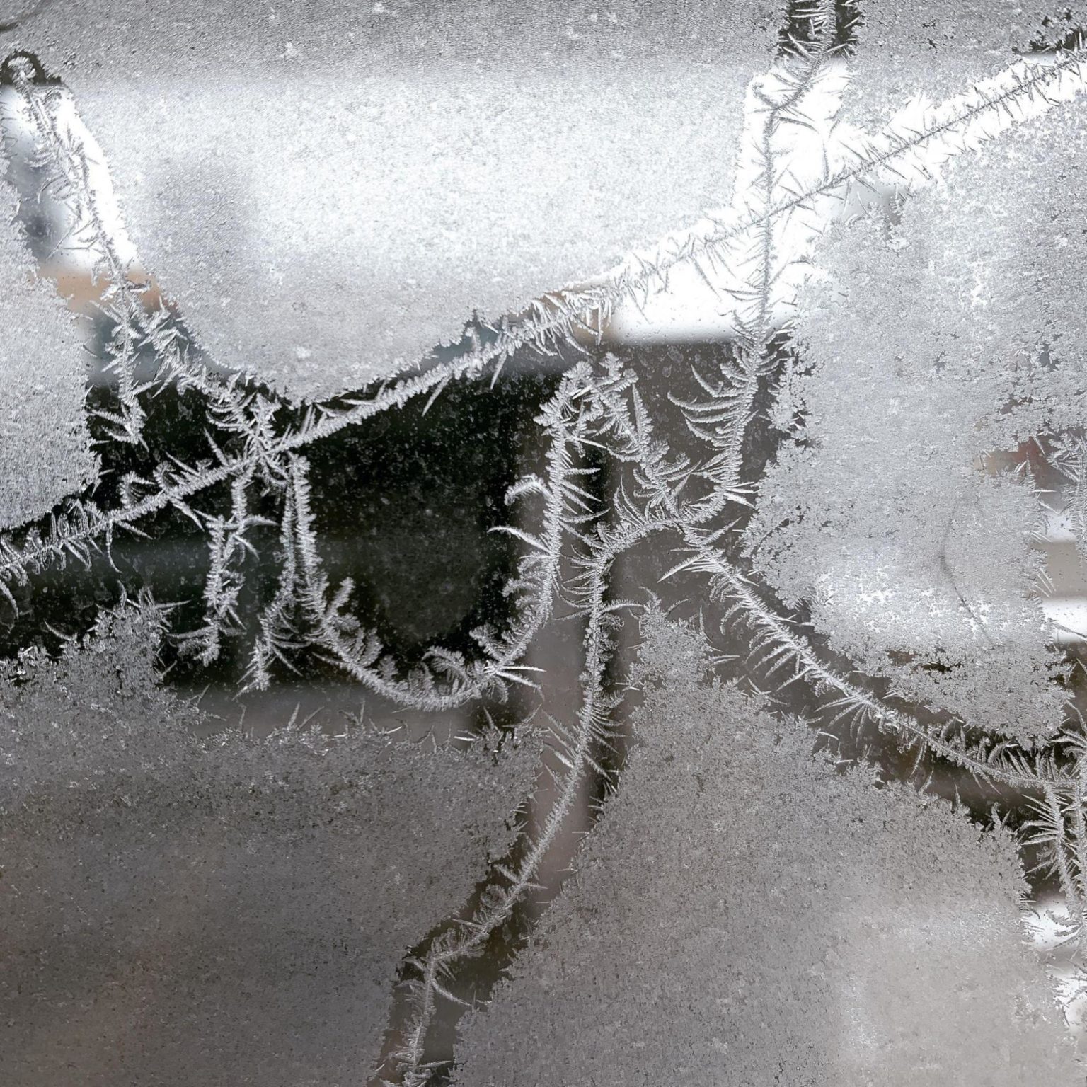 picture of a window with frost